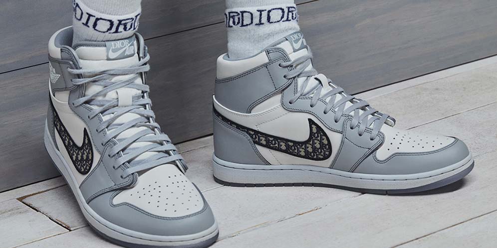 Abu-abu Teduh di Kolaborasi DIOR x Air Jordan 1